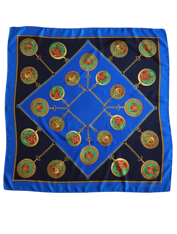 Celine Baroque Silk Scarf