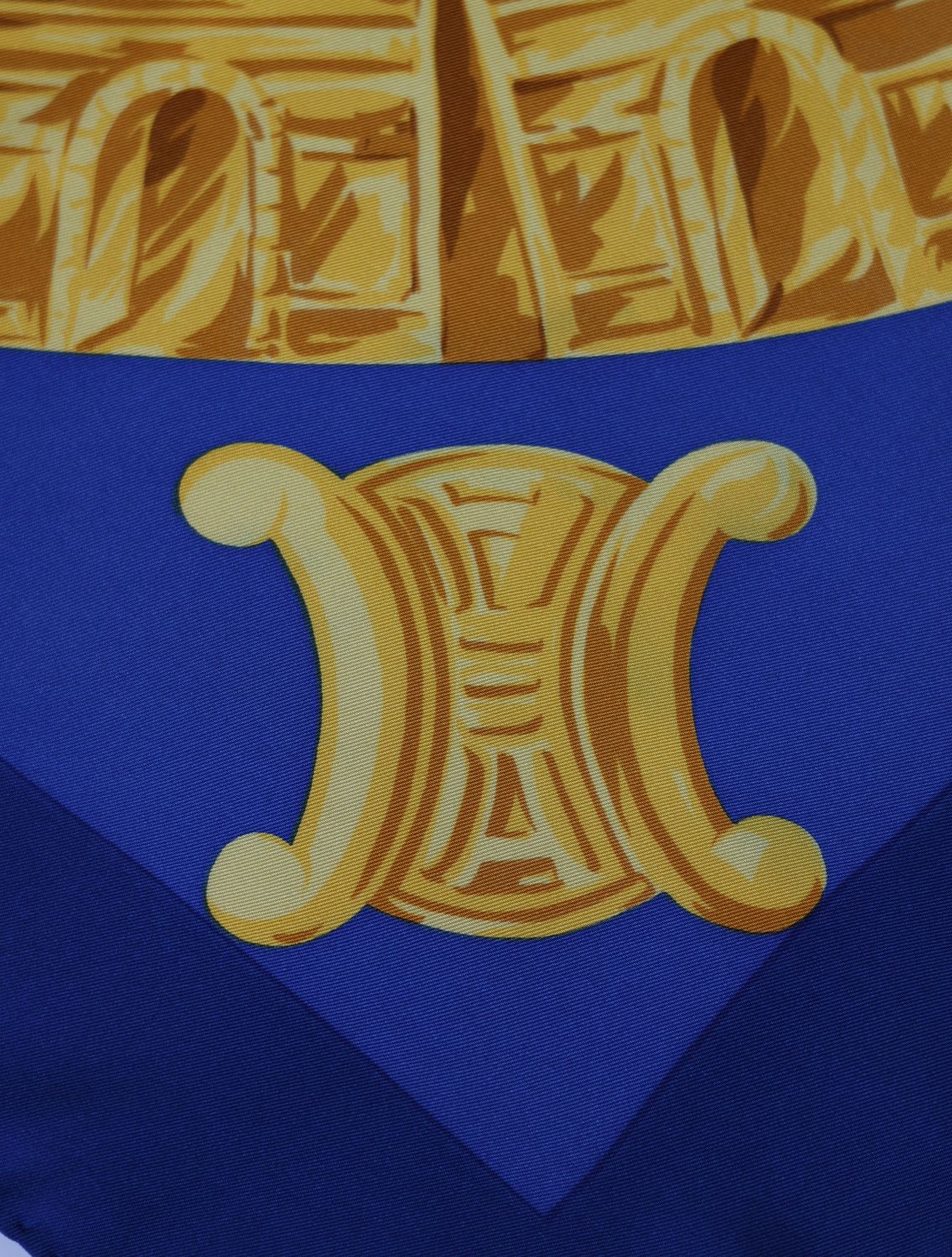 Celine Arc de Triomphe Silk Scarf