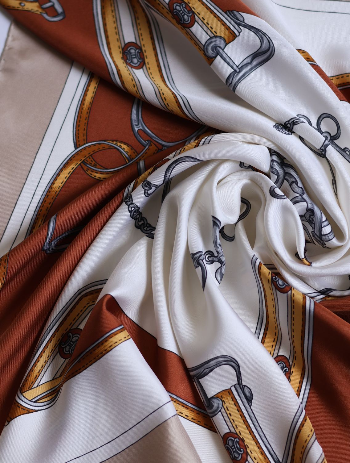 Celine Bridles Silk Scarf