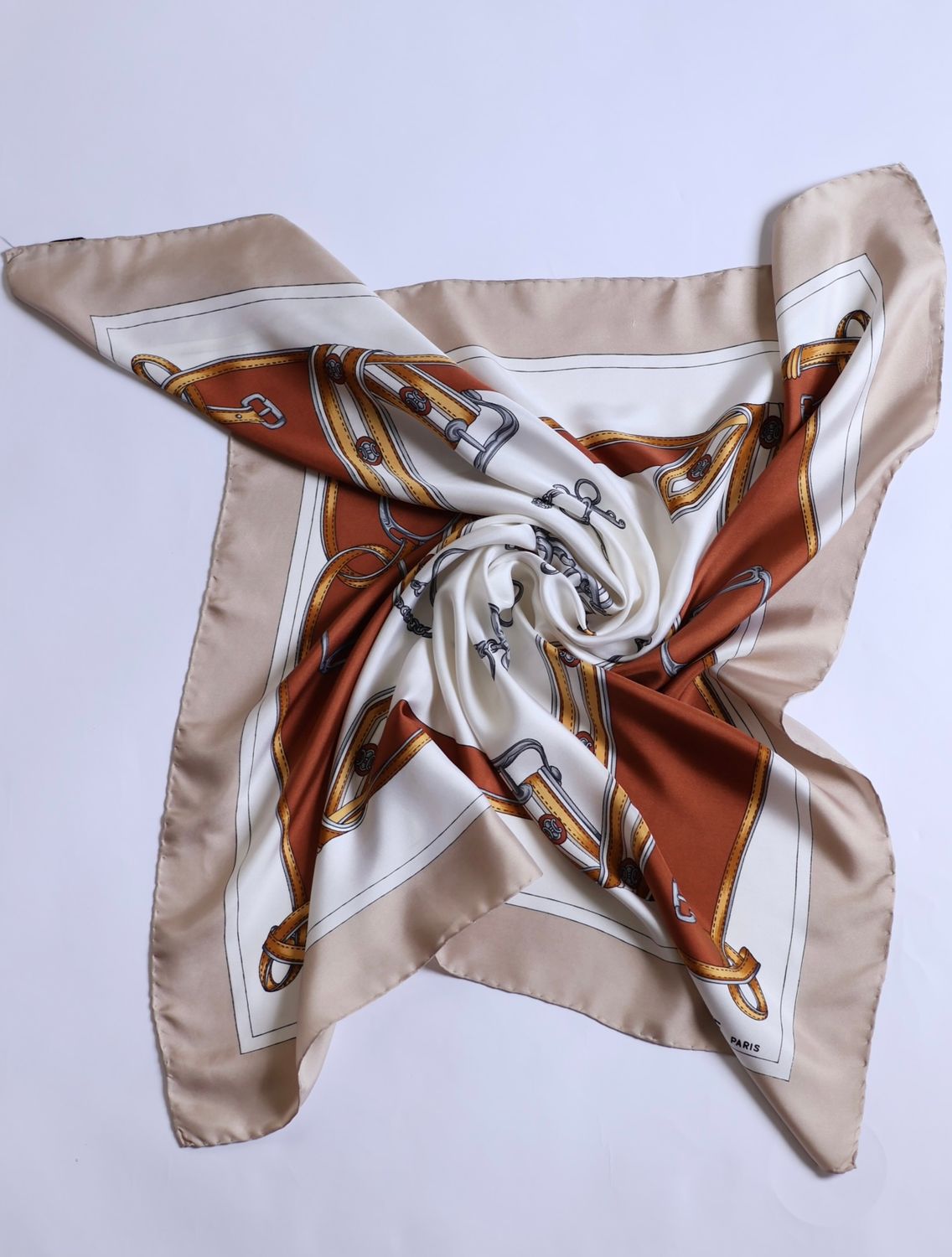 Celine Bridles Silk Scarf