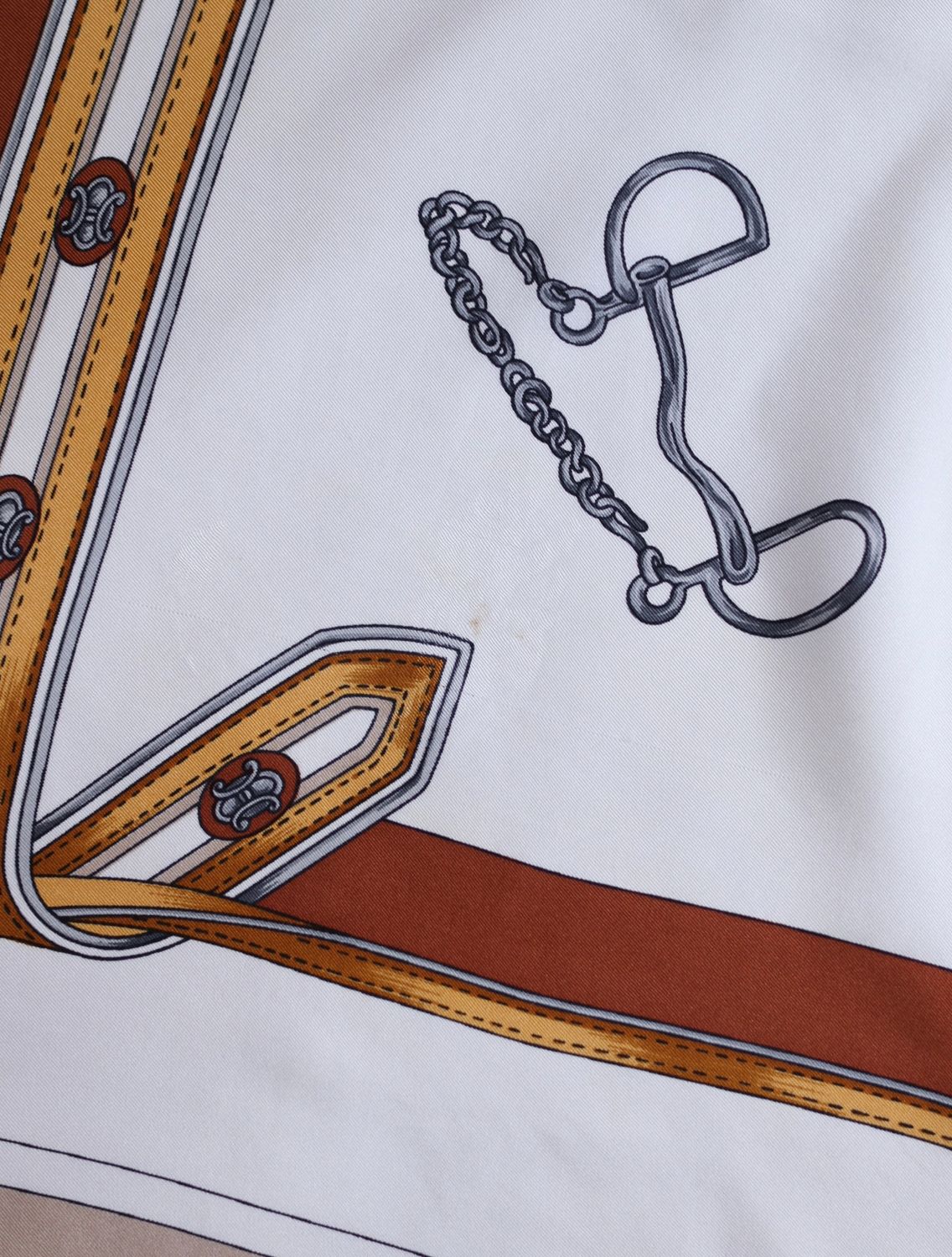 Celine Bridles Silk Scarf