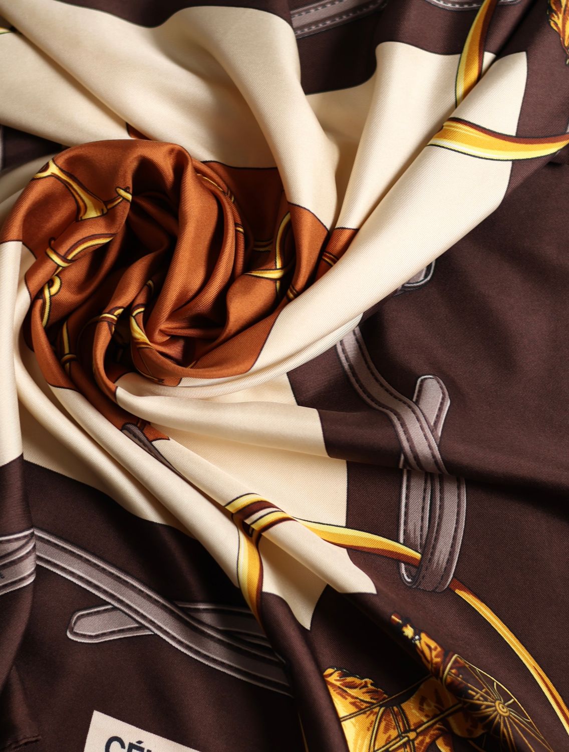 Celine Equestrian Silk Scarf