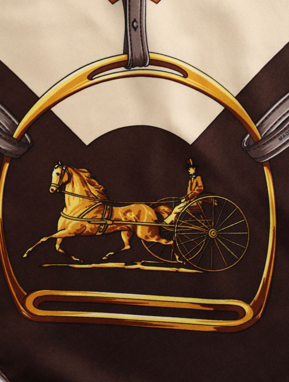 Celine Equestrian Silk Scarf
