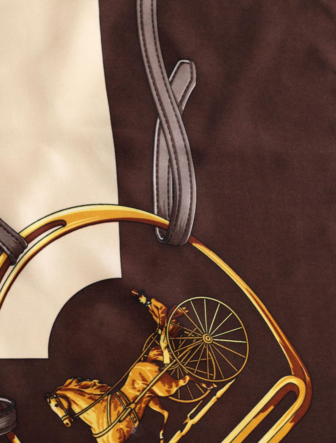 Celine Equestrian Silk Scarf