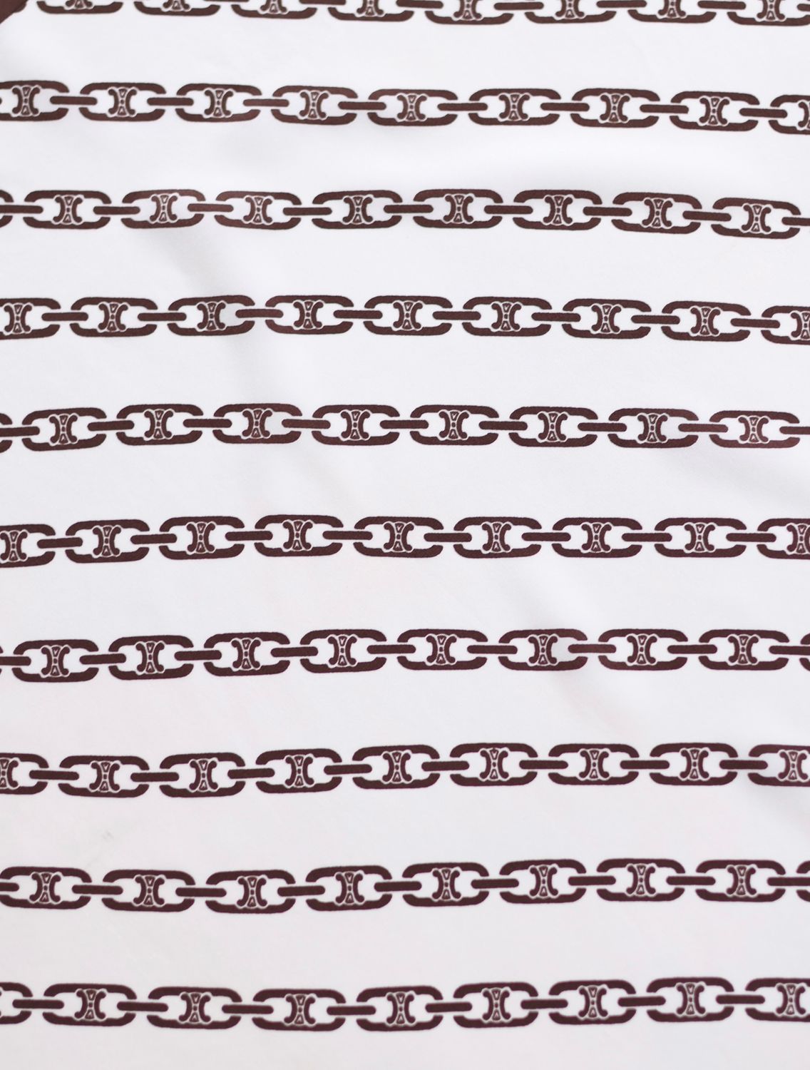 Celine Triomphe Chain Silk Scarf