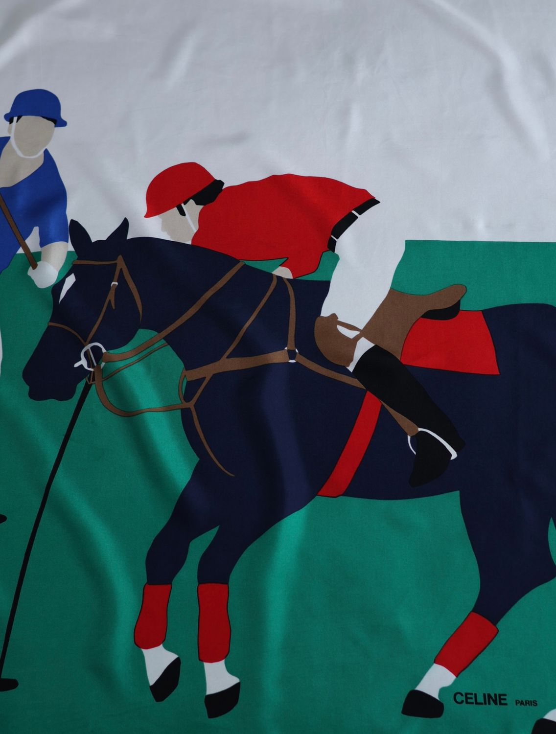 Celine Polo Silk Scarf