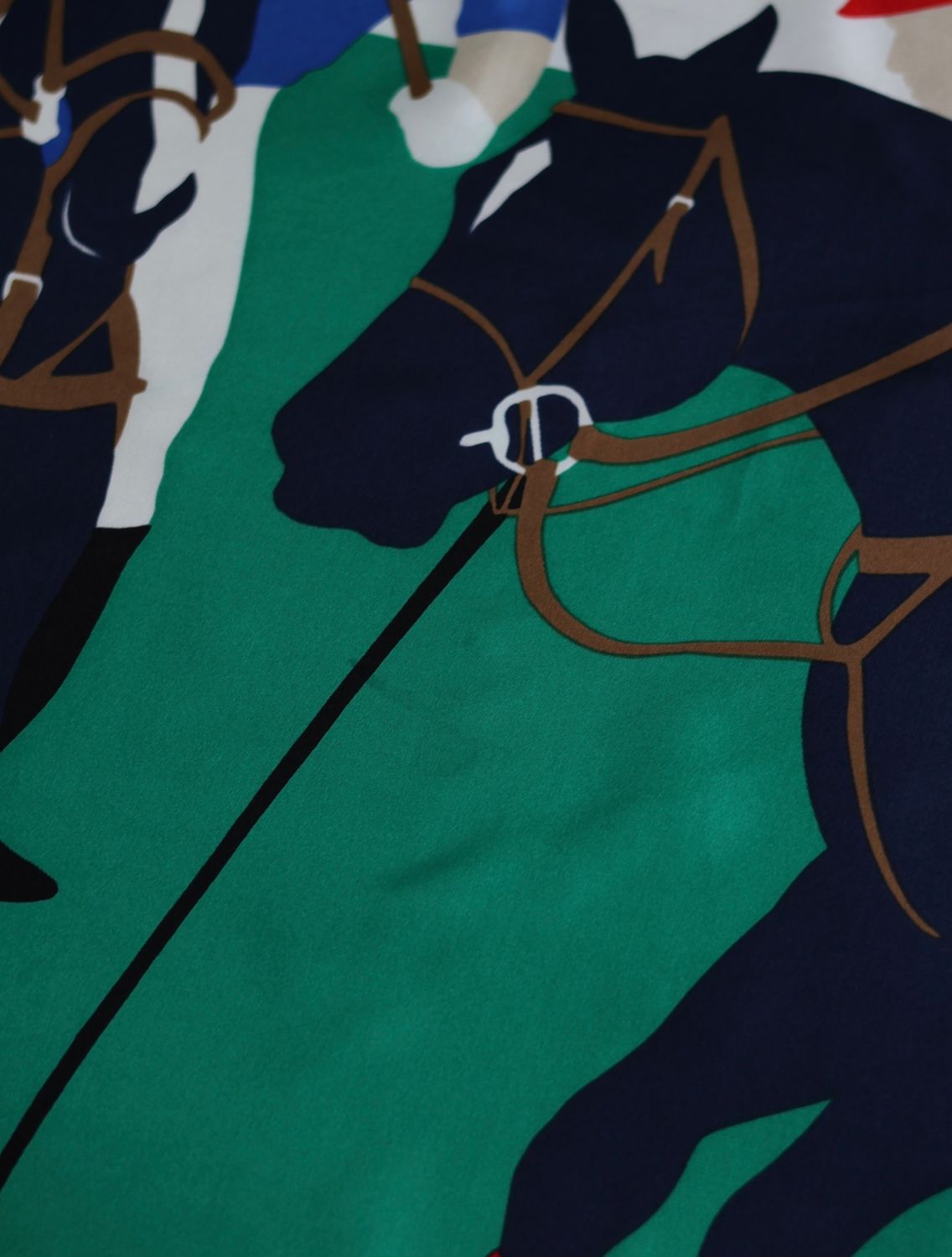 Celine Polo Silk Scarf