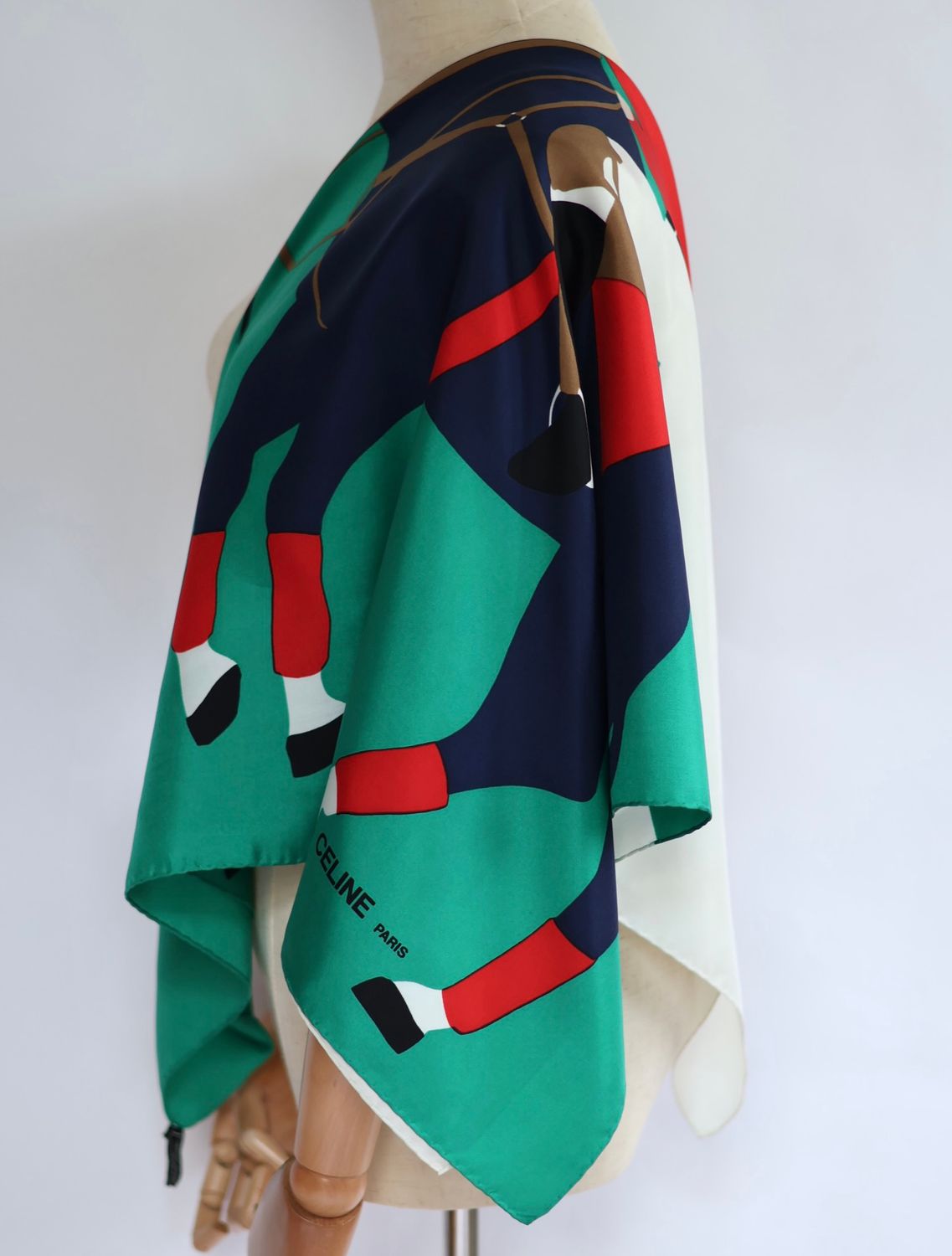 Celine Polo Silk Scarf
