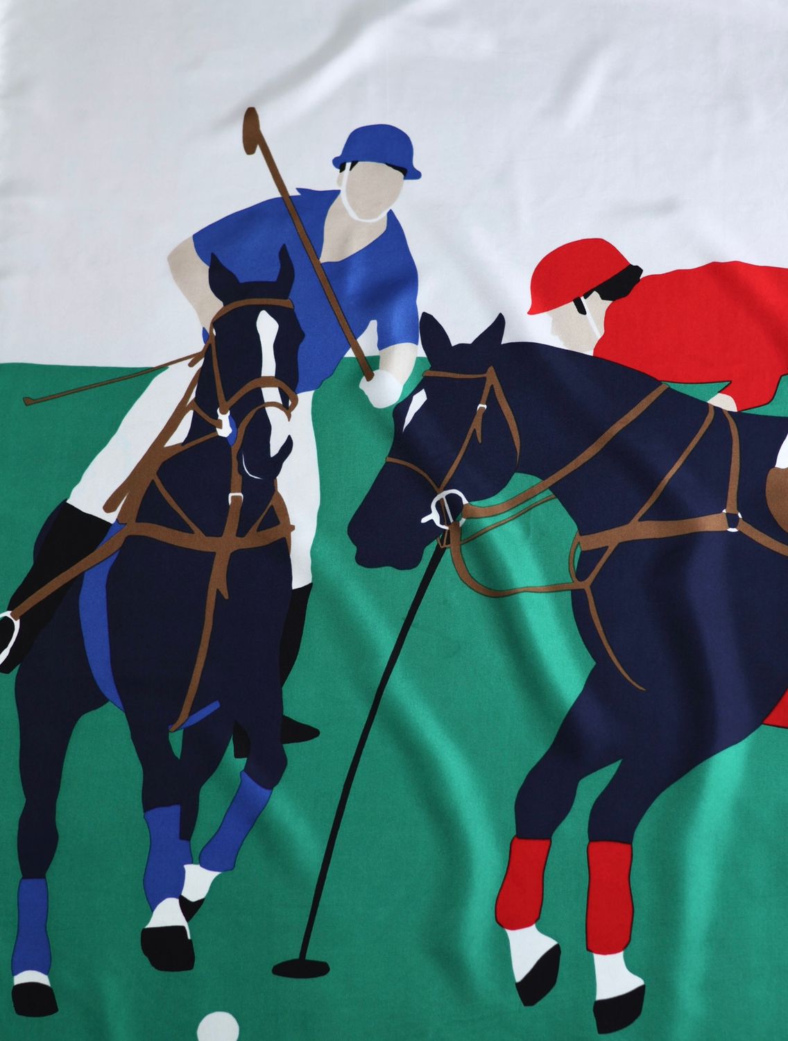 Celine Polo Silk Scarf