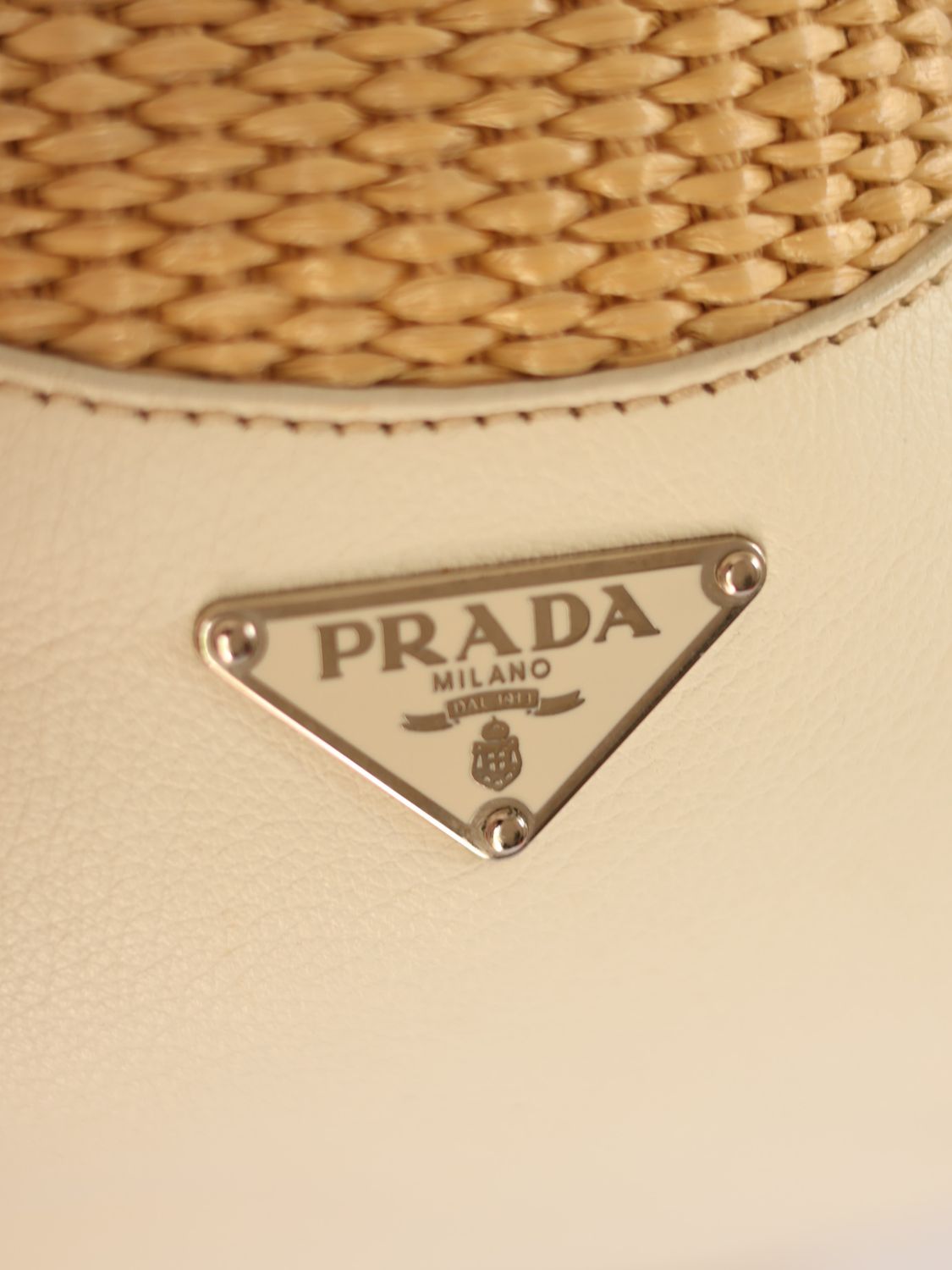 Prada Vitello Paglia Bag