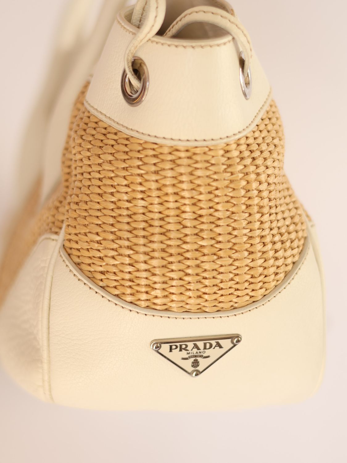 Prada Vitello Paglia Bag