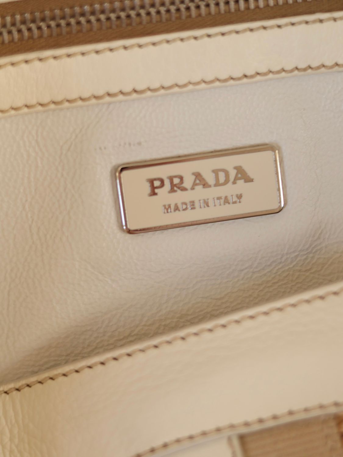 Prada Vitello Paglia Bag