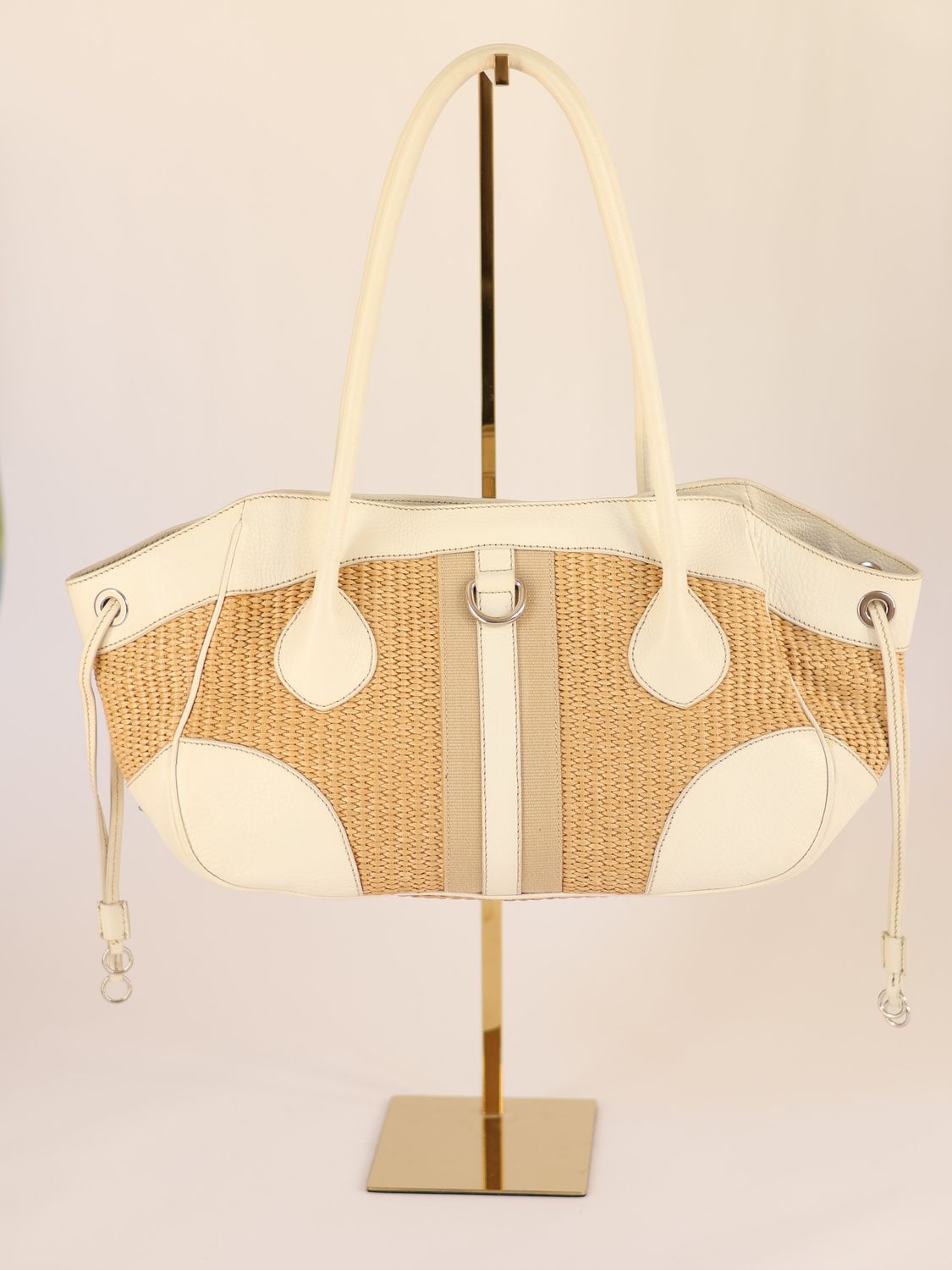 Prada Vitello Paglia Bag