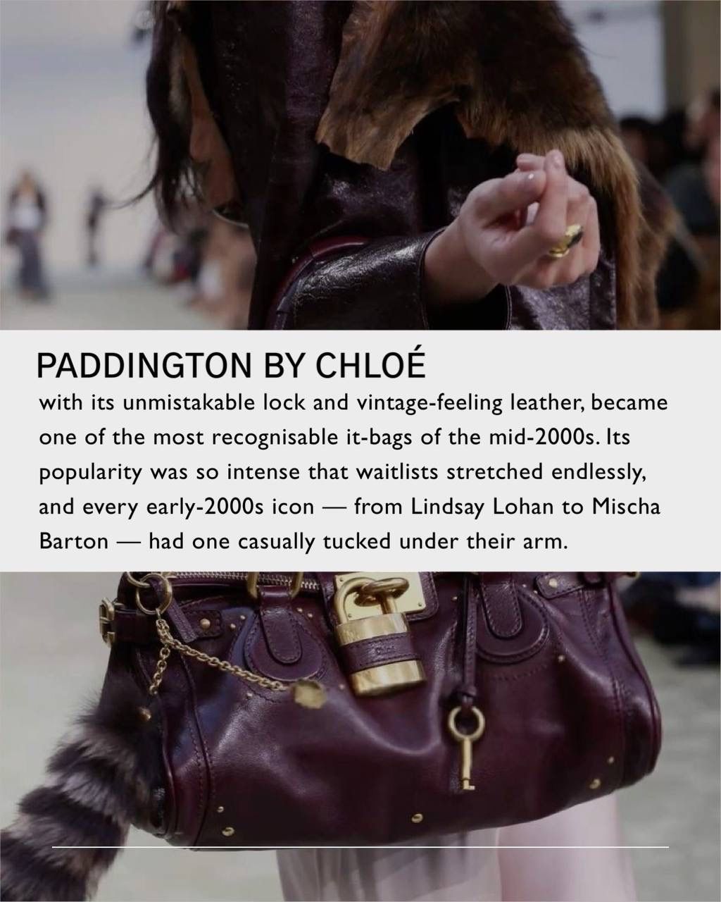 Chloé Paddington Taupe Bag