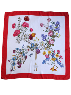 Gucci Flora Printemps Silk Scarf