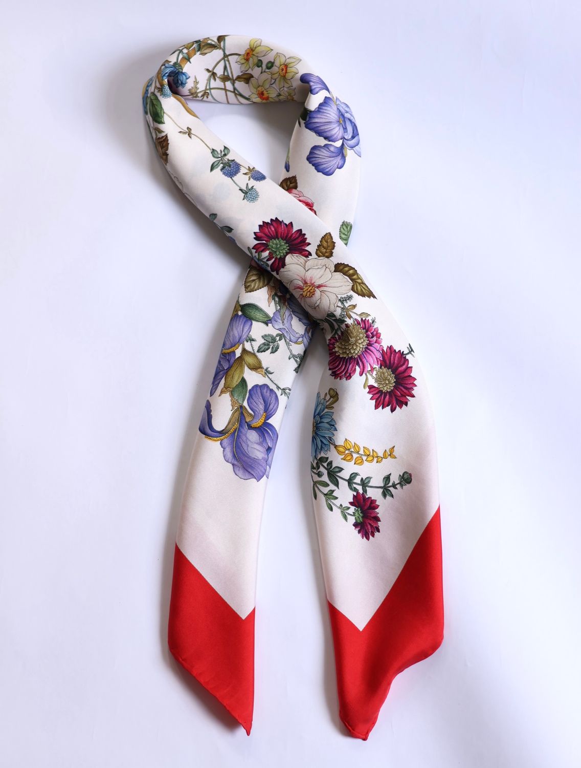 Gucci Flora Printemps Silk Scarf