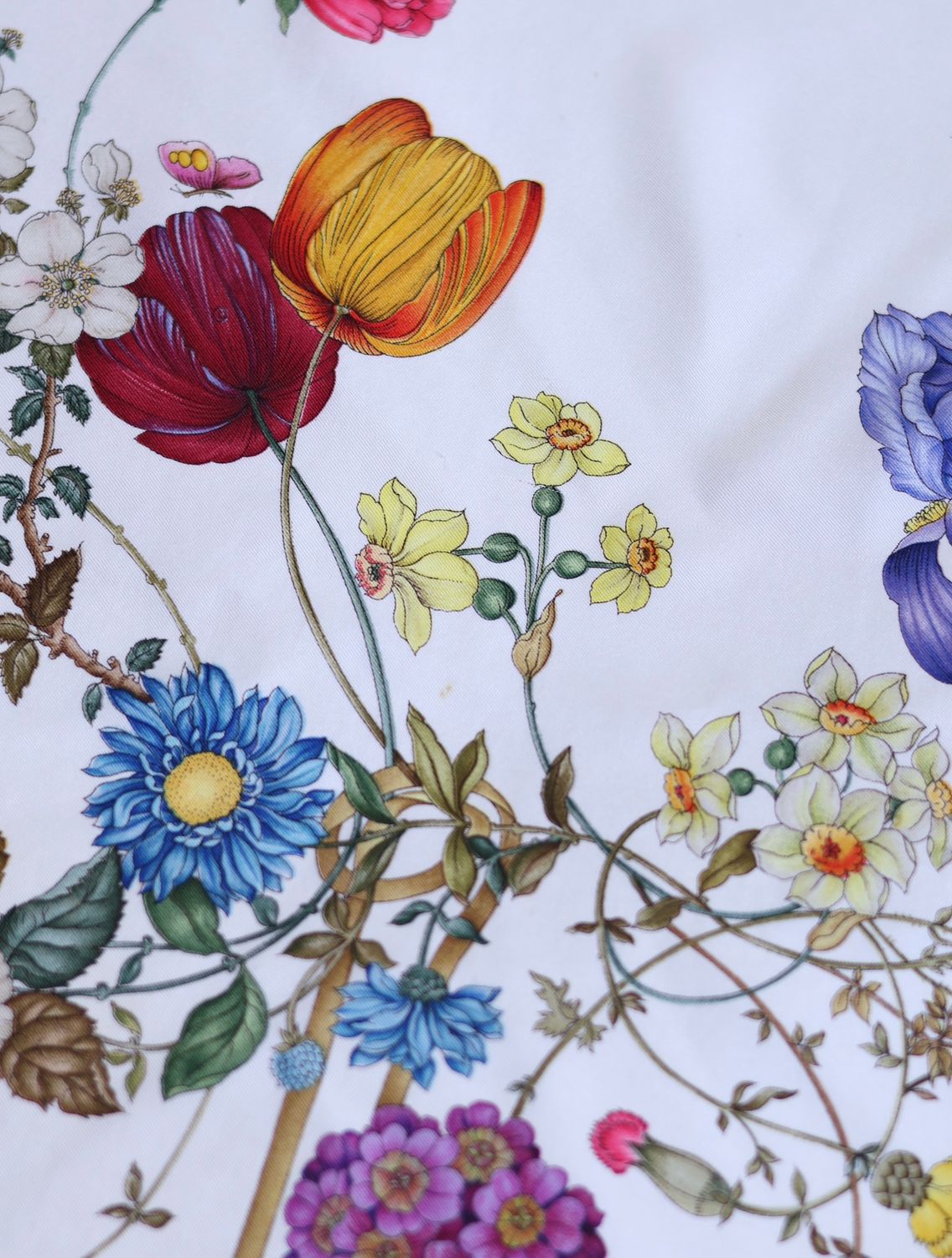 Gucci Flora Printemps Silk Scarf