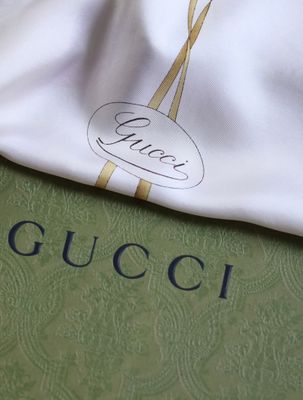 Gucci Flora Printemps Silk Scarf