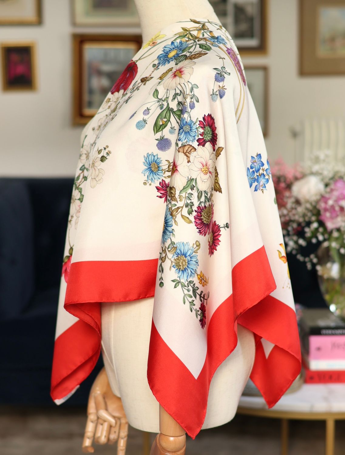 Gucci Flora Printemps Silk Scarf