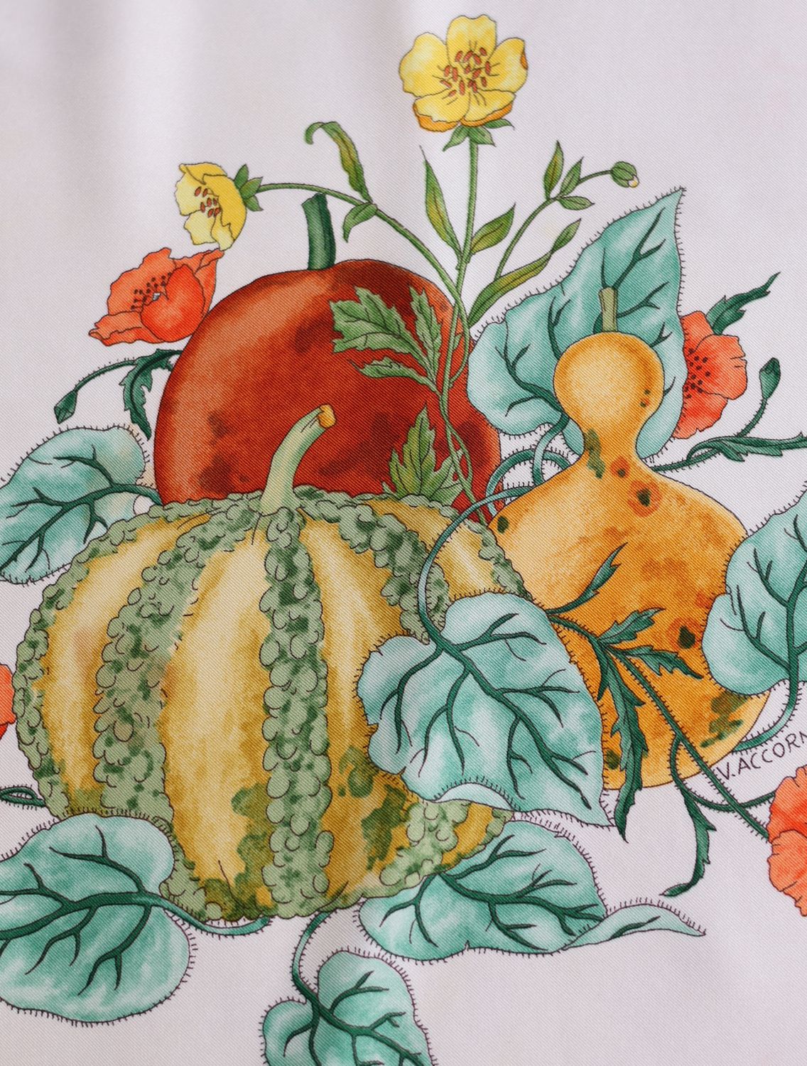 Gucci Flora Potager Silk Scarf