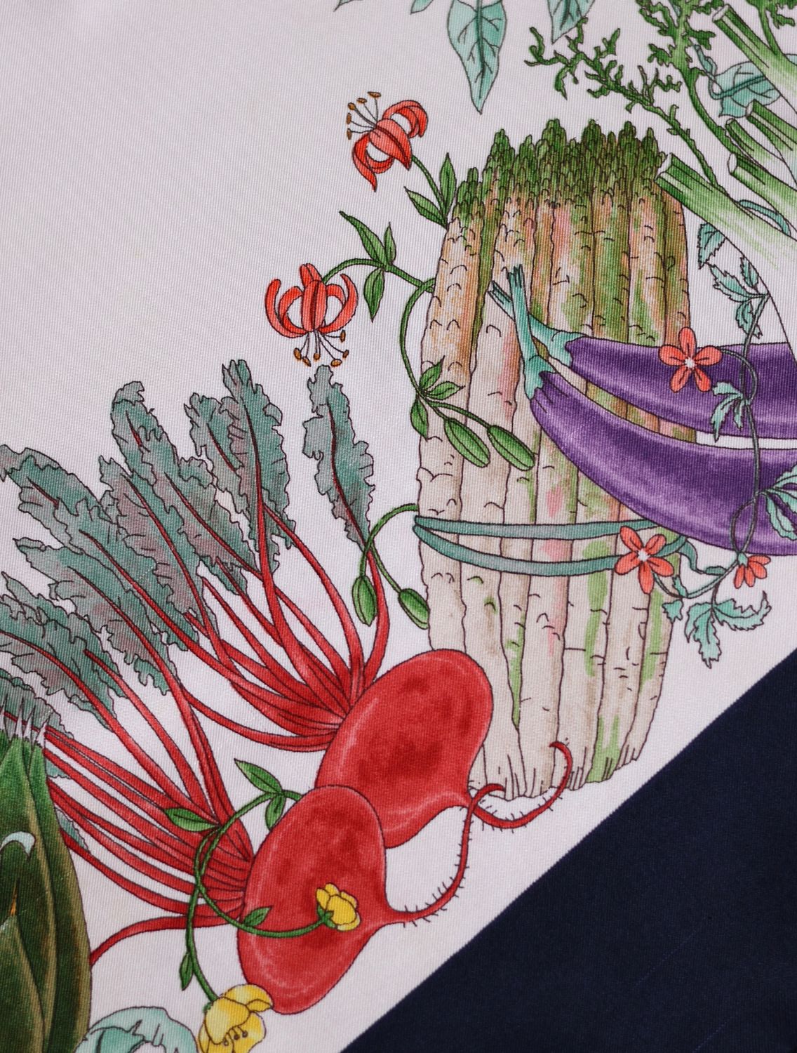 Gucci Flora Potager Silk Scarf