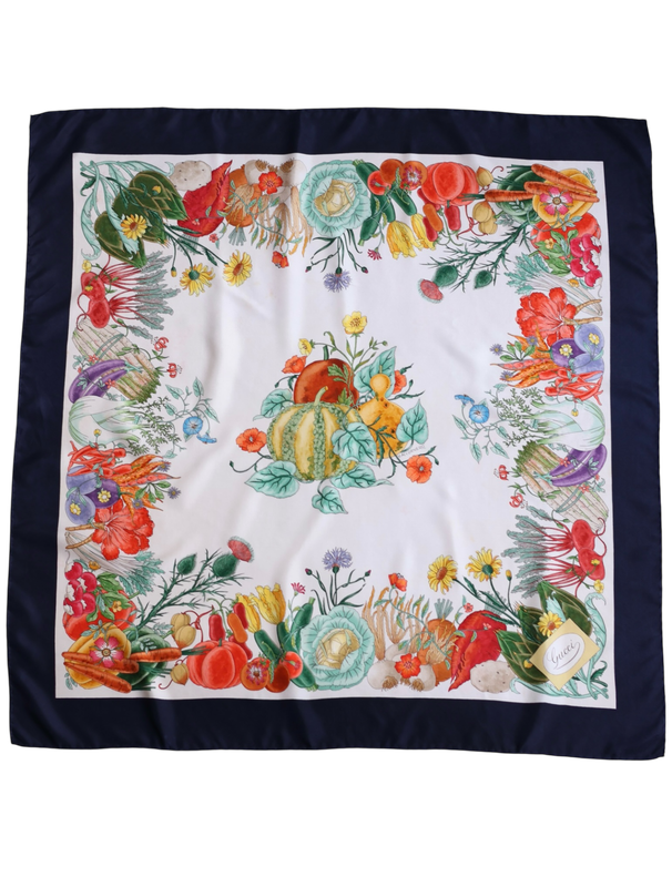 Gucci Flora Potager Silk Scarf