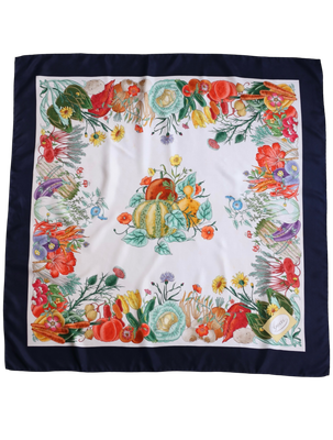 Gucci Flora Potager Silk Scarf