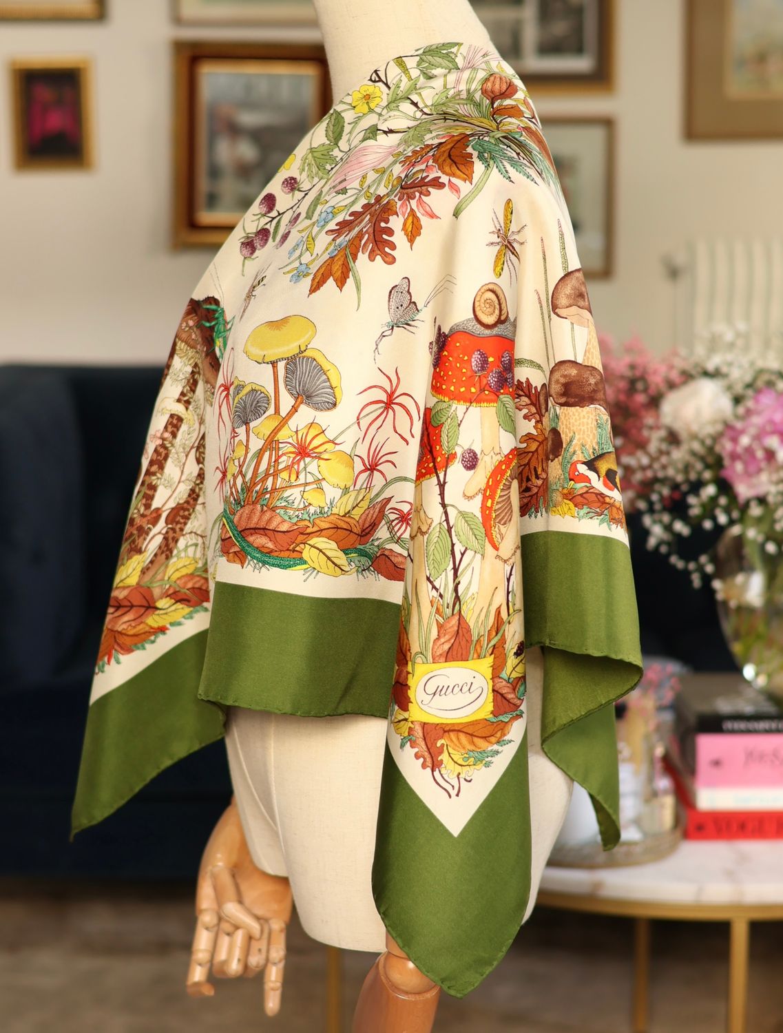 Gucci Flora d’Automne Silk Scarf