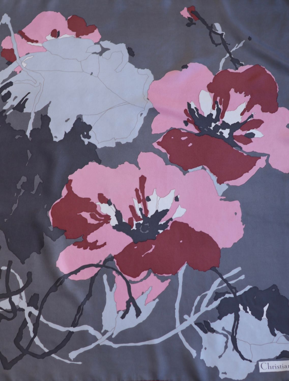 Dior Pivoine de Soir Silk Scarf