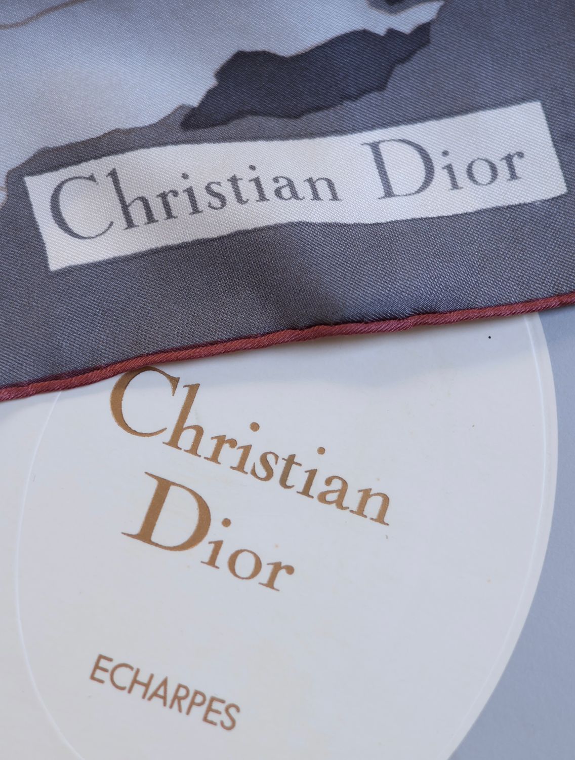 Dior Pivoine de Soir Silk Scarf