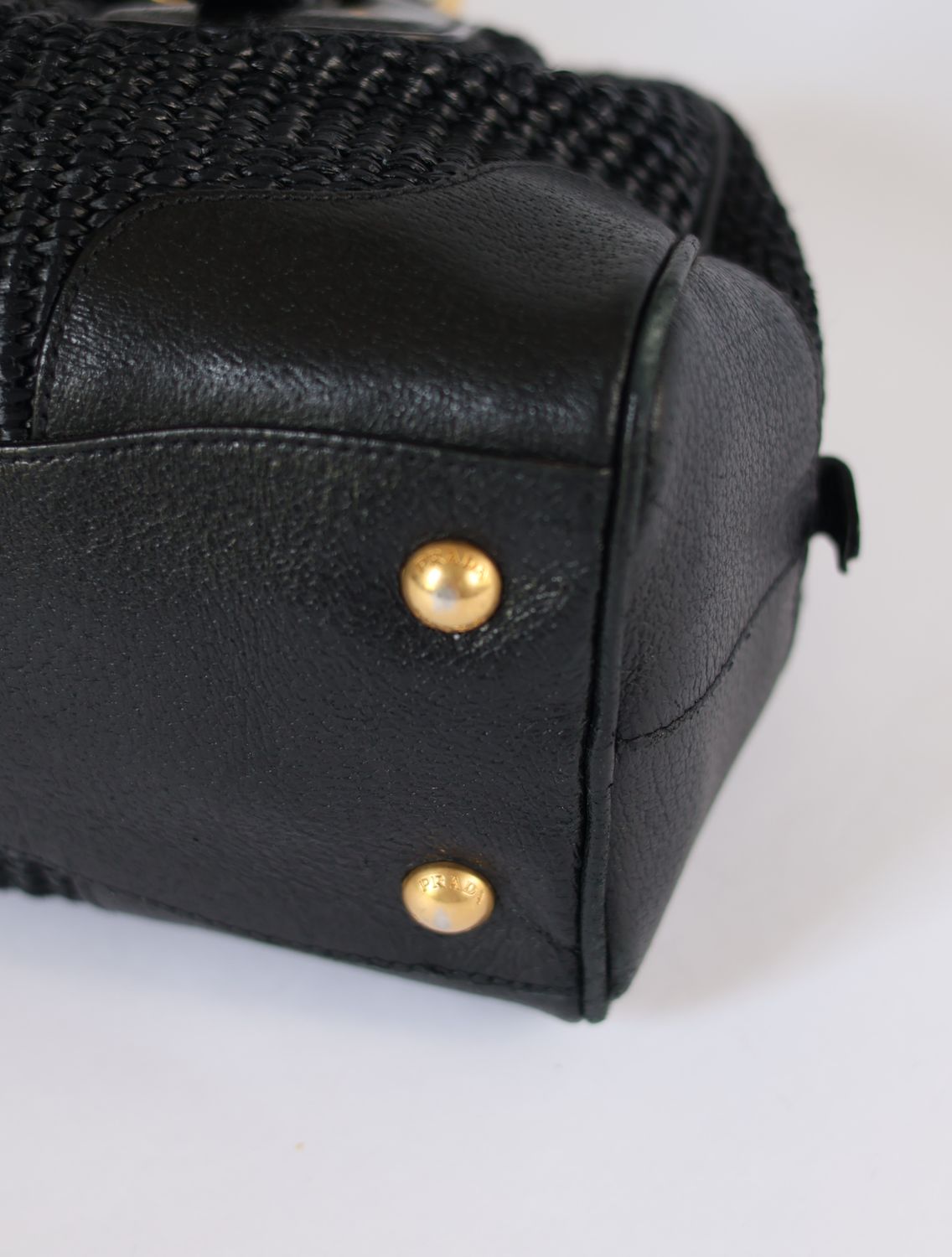 Prada Woven Chain Bag