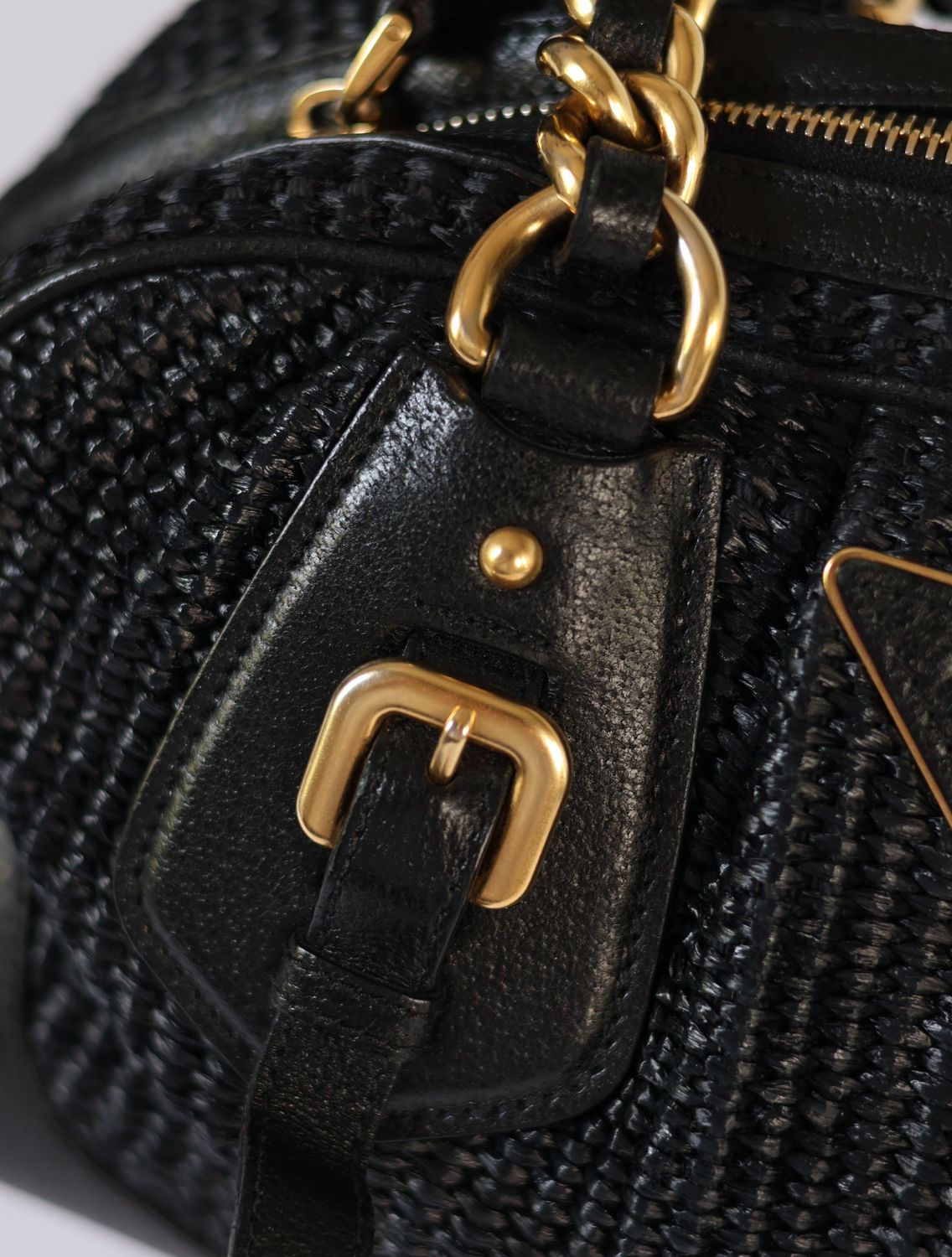Prada Woven Chain Bag