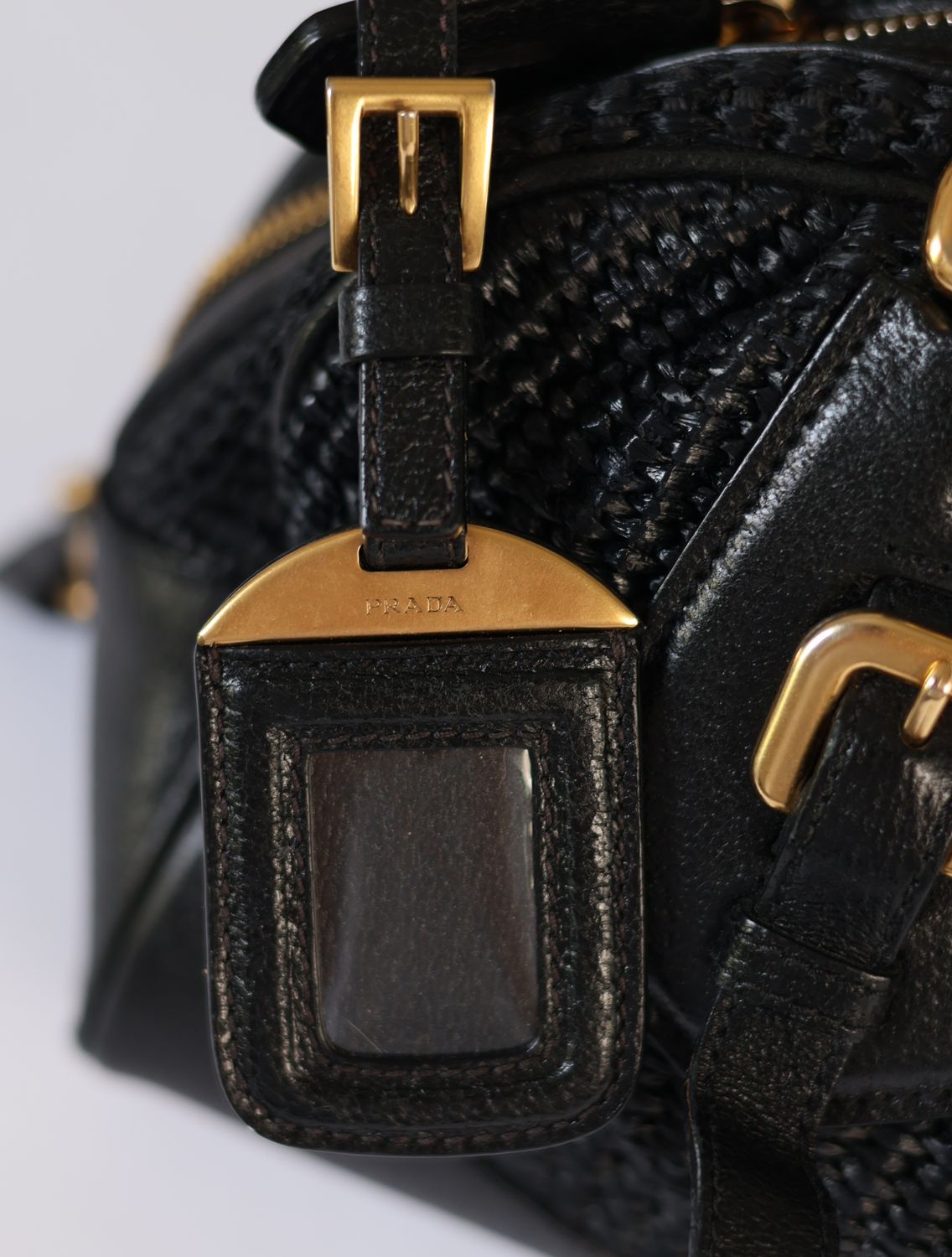 Prada Woven Chain Bag