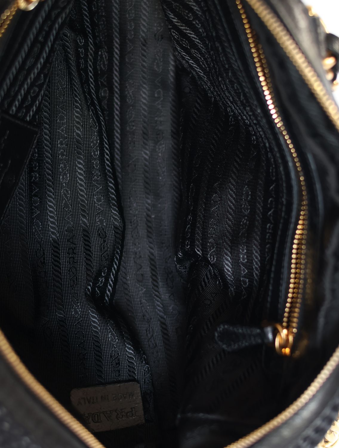 Prada Woven Chain Bag