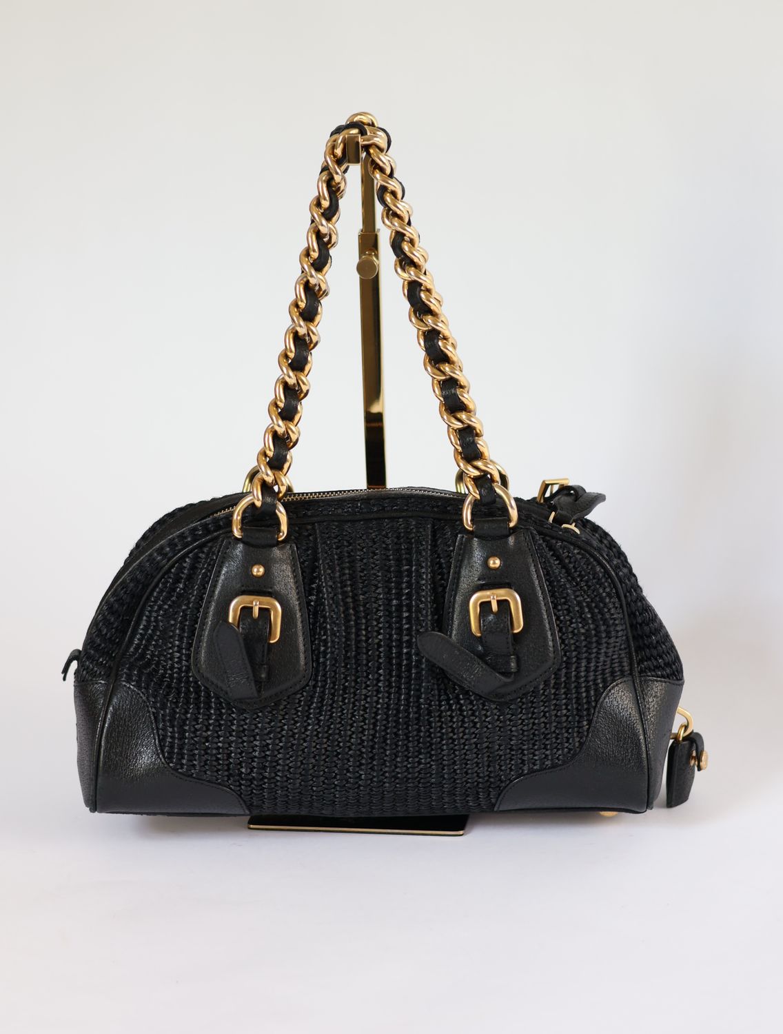 Prada Woven Chain Bag