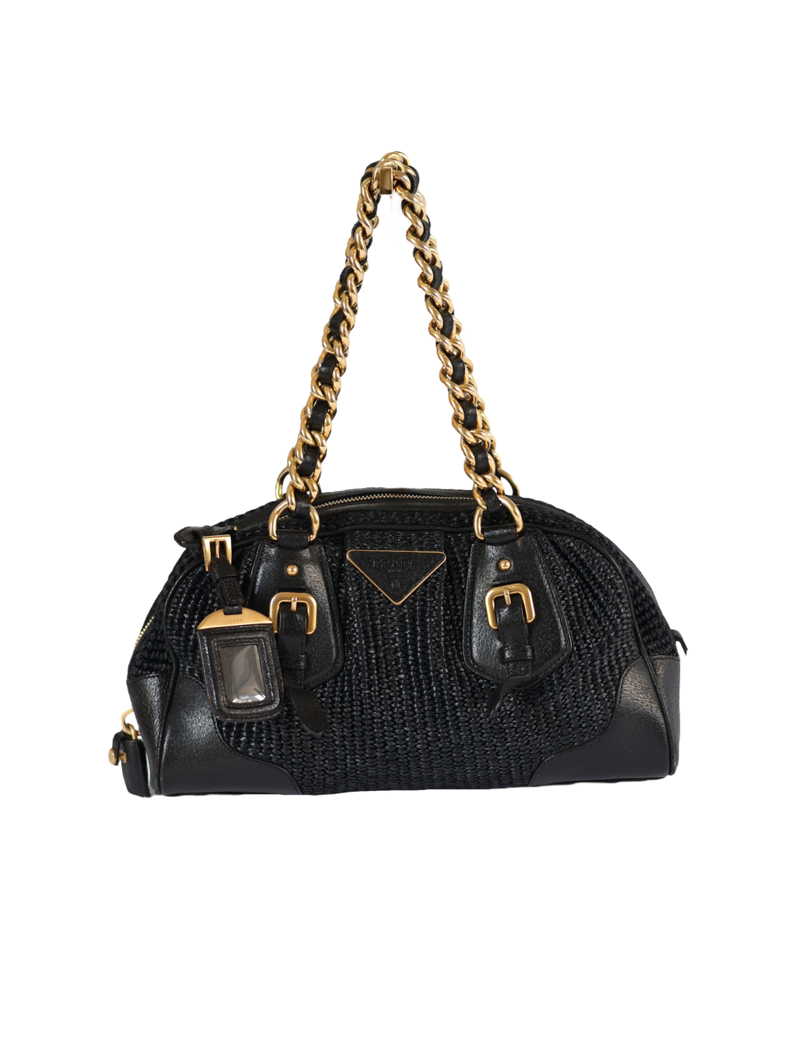 Prada Woven Chain Bag