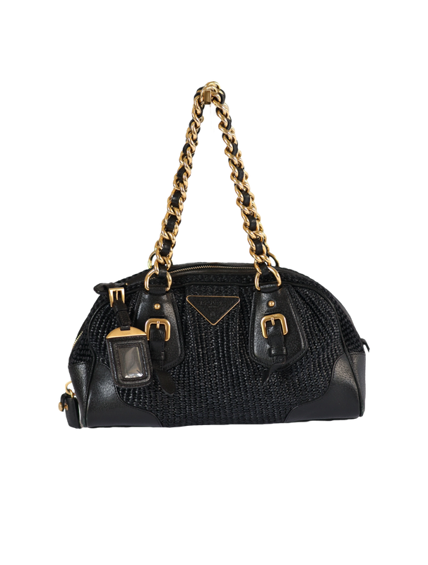 Prada Woven Chain Bag
