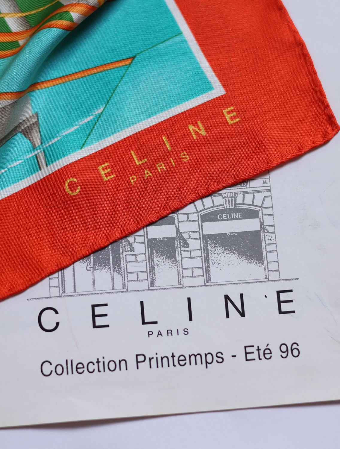 Celine Regatta Silk Scarf