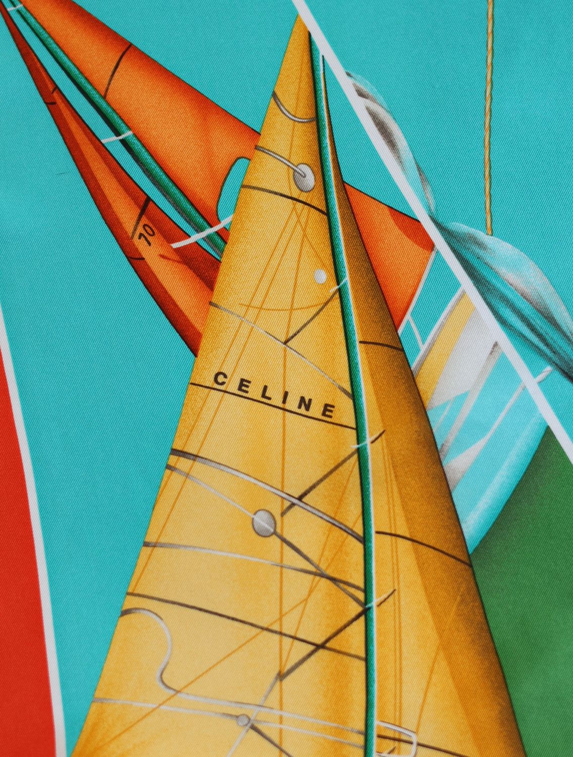Celine Regatta Silk Scarf