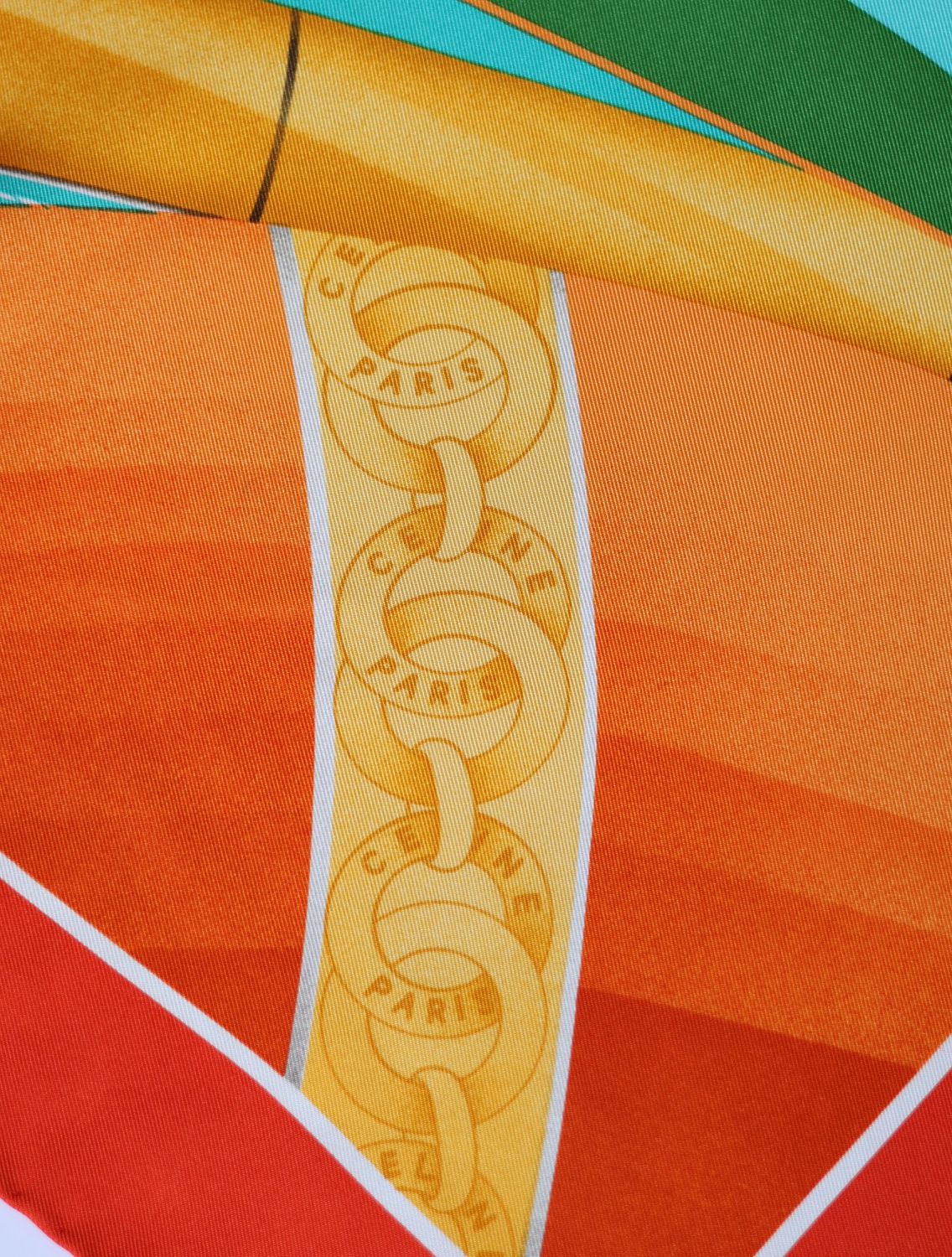 Celine Regatta Silk Scarf