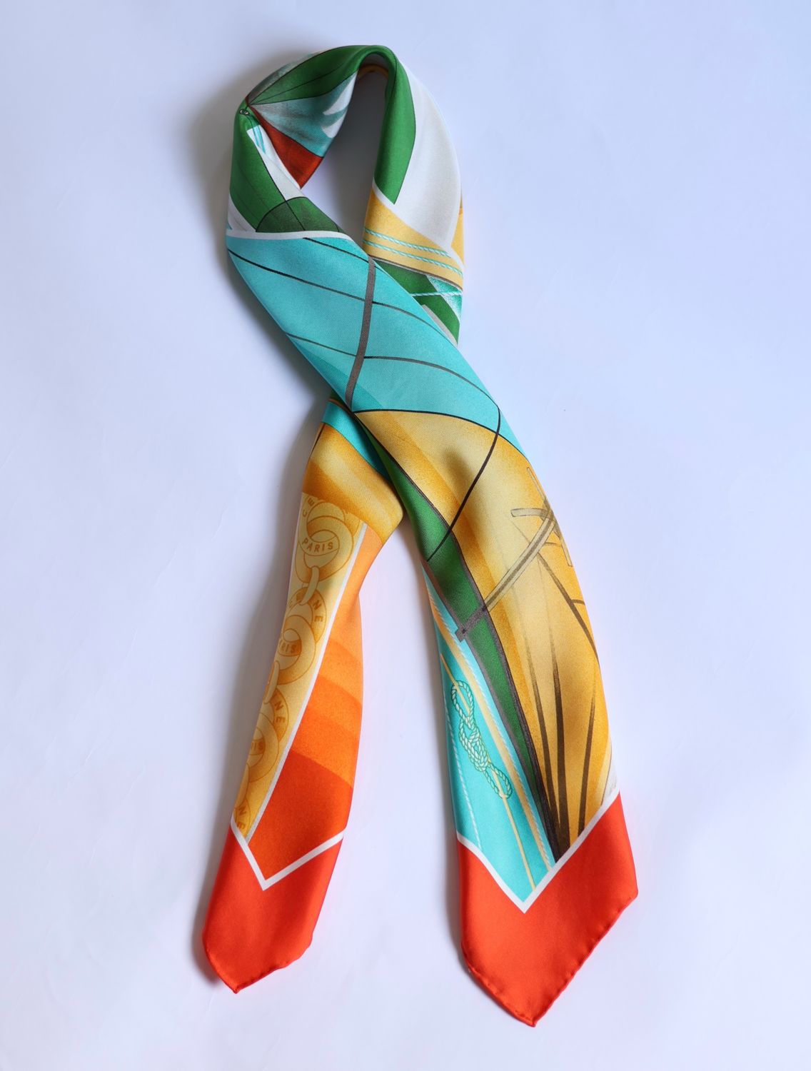 Celine Regatta Silk Scarf