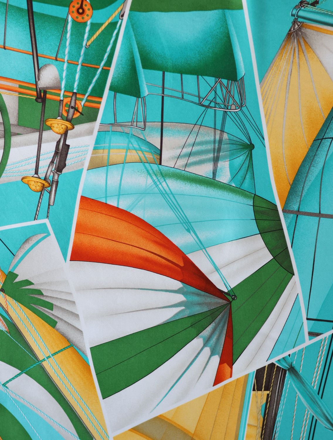 Celine Regatta Silk Scarf