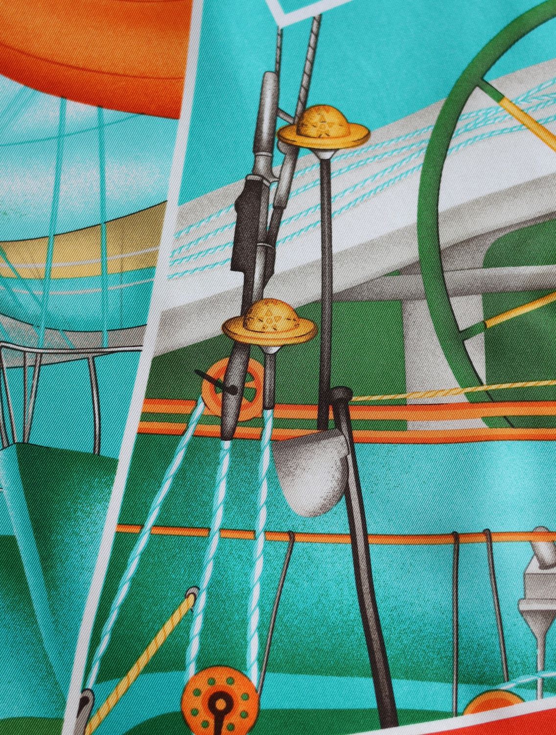 Celine Regatta Silk Scarf