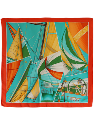 Celine Regatta Silk Scarf