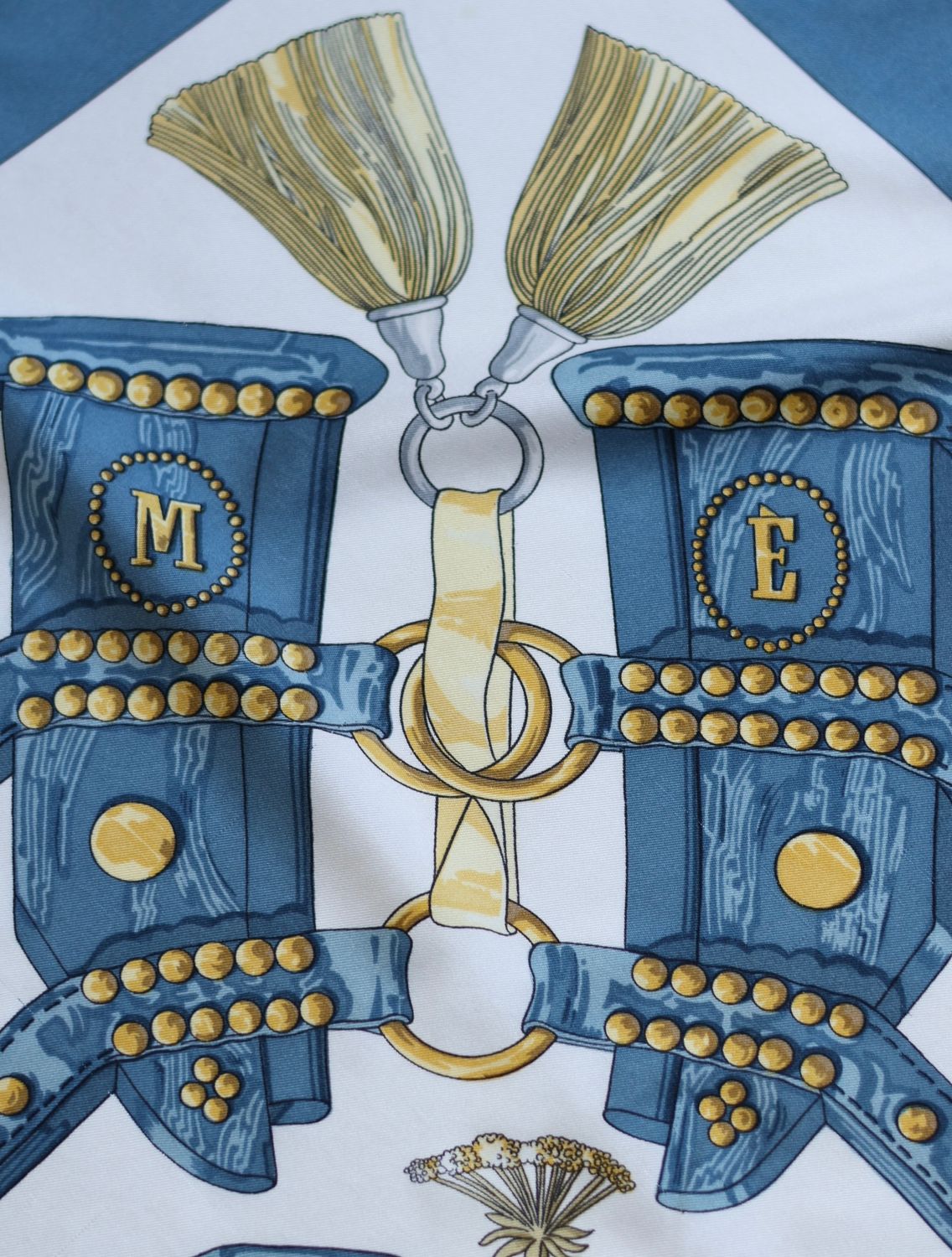 Hermès Aux Champs Silk Scarf