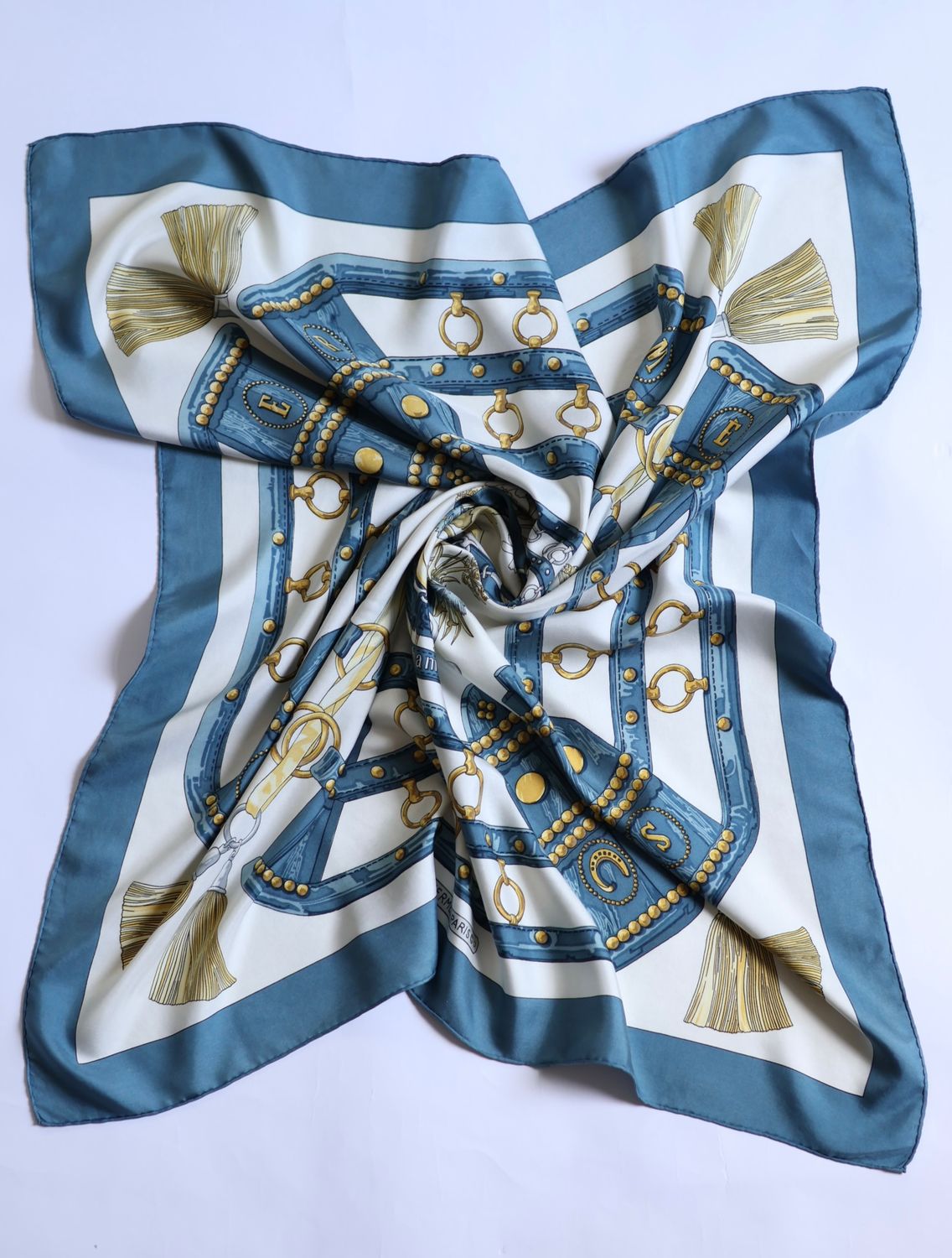 Hermès Aux Champs Silk Scarf