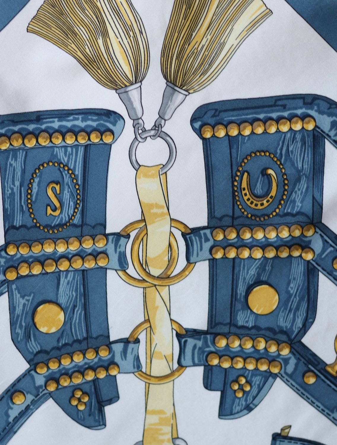 Hermès Aux Champs Silk Scarf