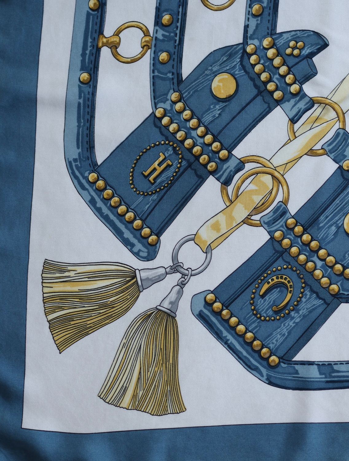 Hermès Aux Champs Silk Scarf