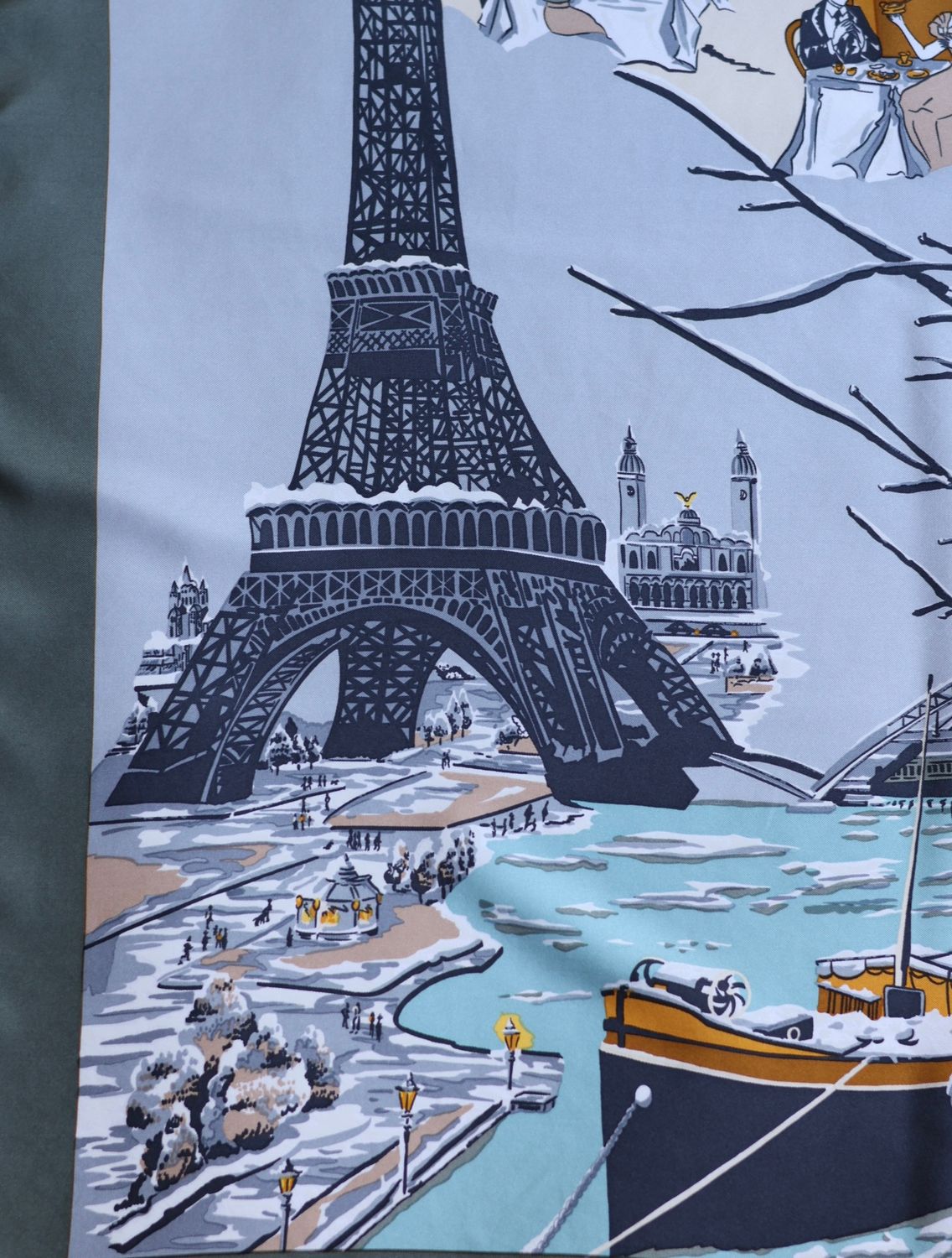 Celine Paris en Hiver Silk Scarf