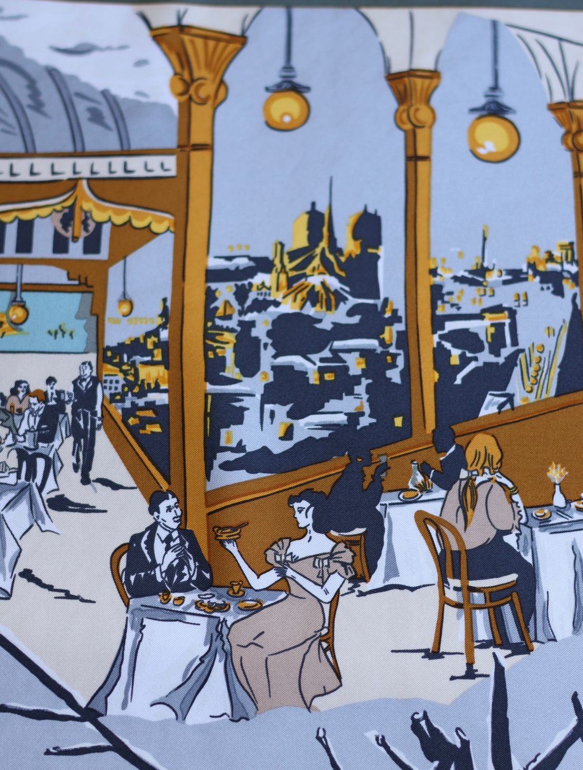 Celine Paris en Hiver Silk Scarf